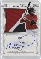 2015 National Treasures Prospect Silhouette 86/99 Manny Margot Manuel Auto 00jz