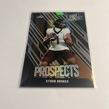 2024 Leaf Heroes & Prospects Football Kyron Drones Prospect Card #88 (FB)