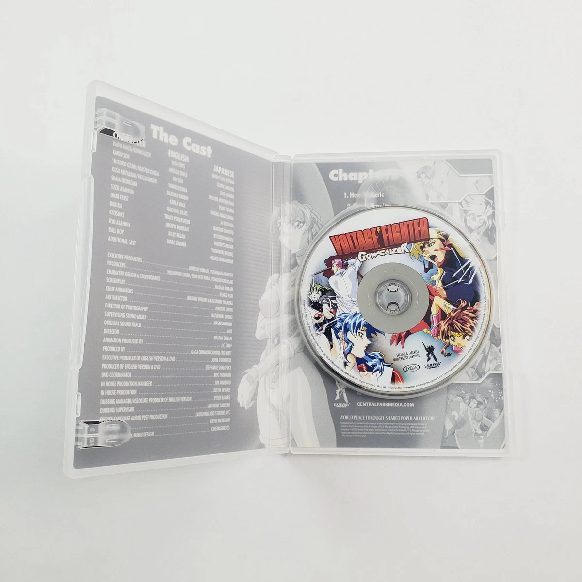 Voltage Fighter Gowcaizer DVD 1998 US Manga Corps Anime