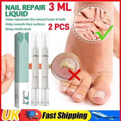 2 Stück 3 ml Nagelpflege Stift Anti Risse Nagelpflege Essenz Pilz Behandlung für Zehennagel