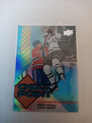 2024-25 Upper Deck Arber Xhekaj Check Point #CP-16 Canadiens Habs