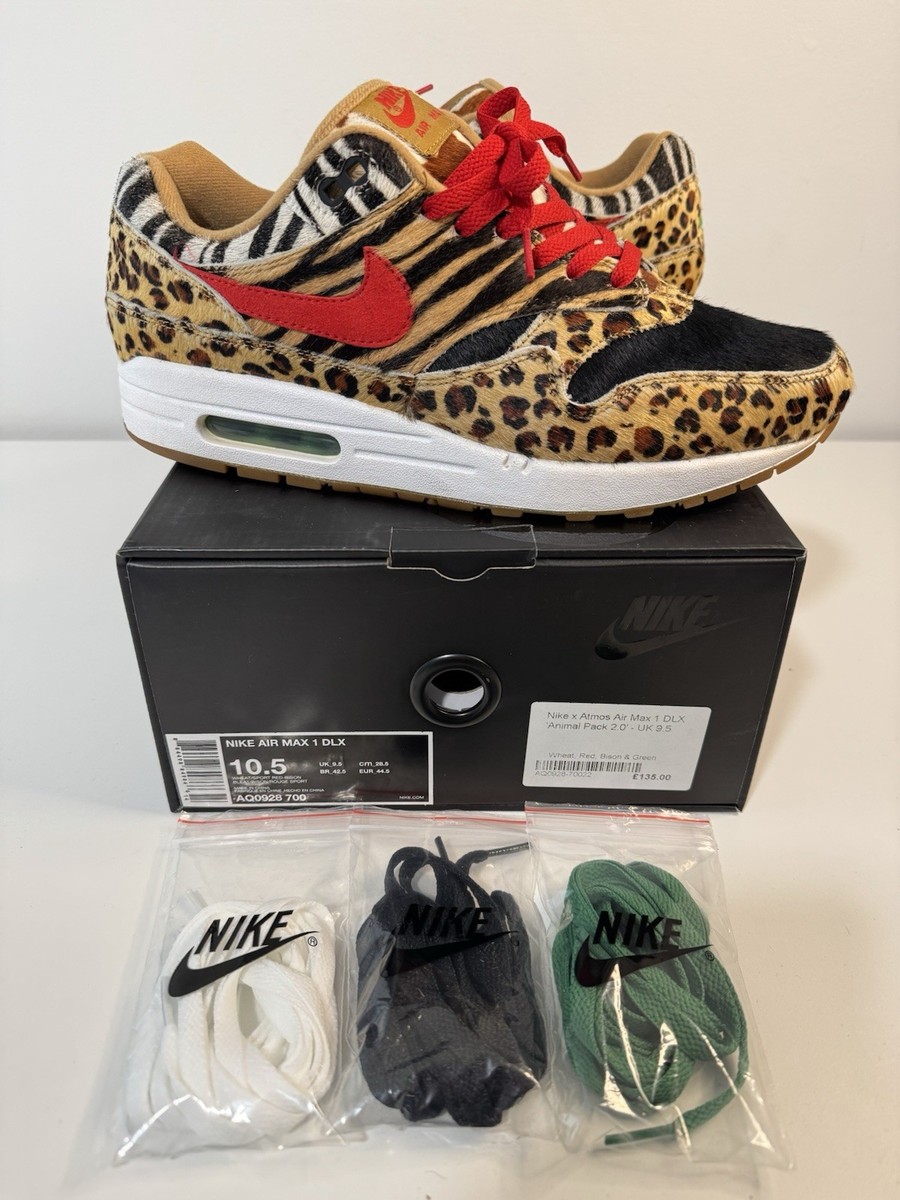 Nike Air Max x Atmos DLX 2018 Animal Pack Men's Size AQ0928