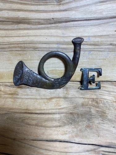 Civil War Original Infantry Bugle Pin And E Pin