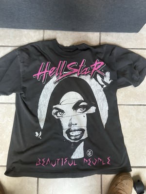 Hellstar Men's T-Shirt Size XL 2022 Summer Tour Tee | eBay