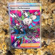 Pokemon TCG Roxie's Performance 121/086 Chaos Rising Full Art Ultra Rare Holo
