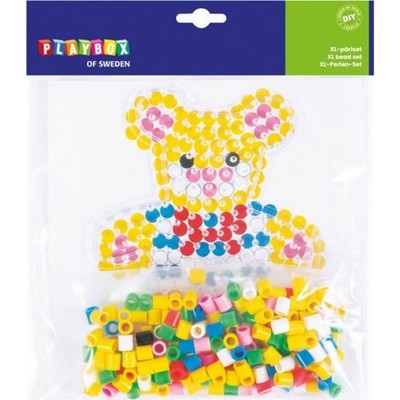 PLAYBOX Bügelperlen Kleiner Teddybär XL 250St.