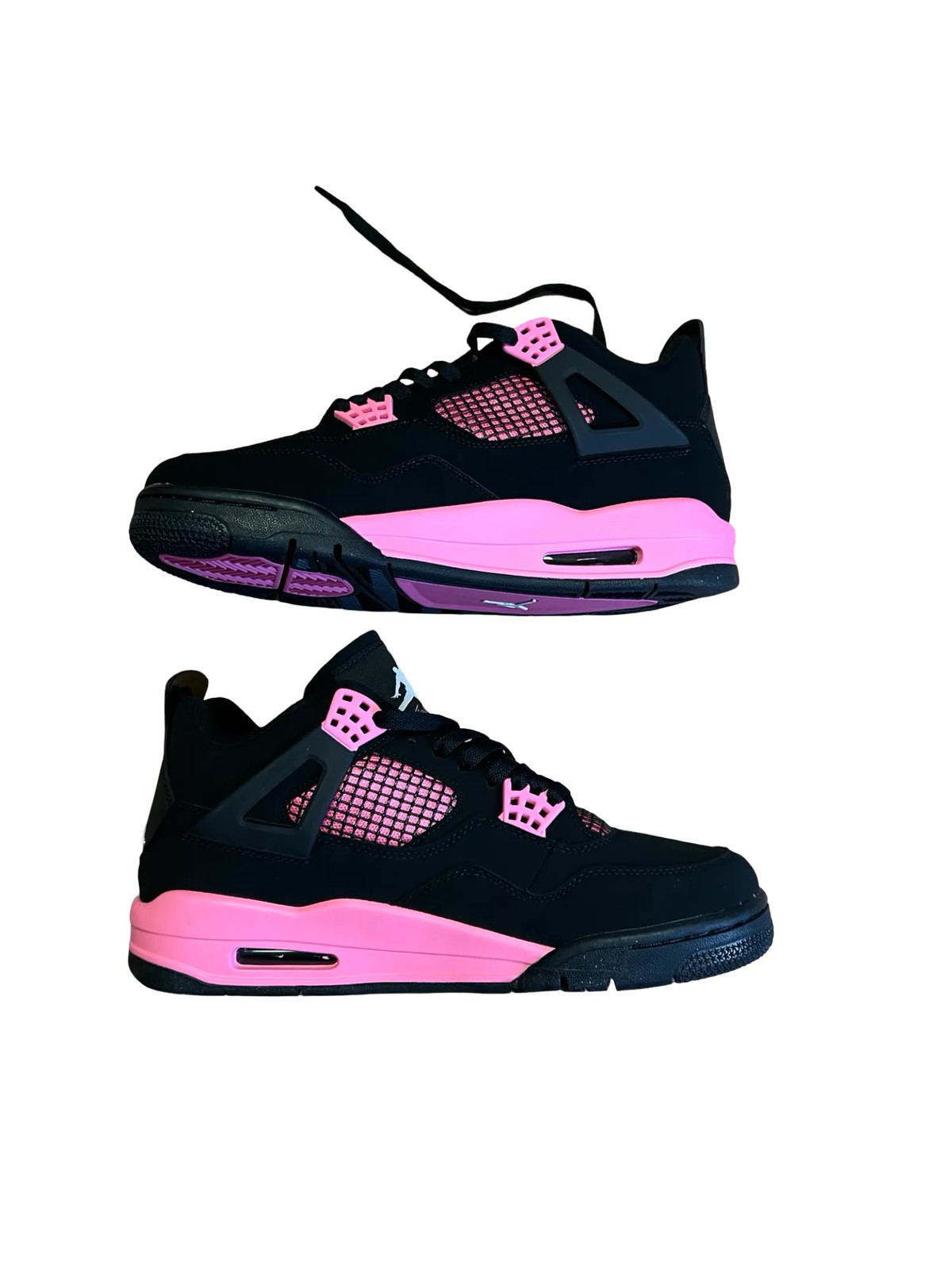 Jordan Air Jordan 4 Pink Thunder Retro Mens Size 9.5 Basketball Sneakers Custom thumbnail 10