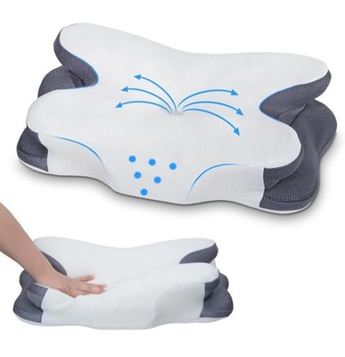 Gebärmutterhalskissen zur Nackenentlastung Memory Foam Kissen Ergonomisches Nackenstützkissen