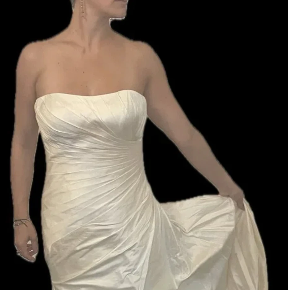 Vestido de novia vintage Martina Liana marfil seda nuevo con etiquetas Foto 4 de 4