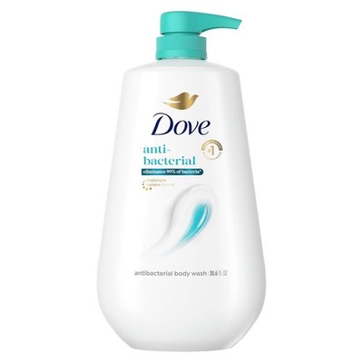 Antibacterial Body Wash - 30.6 oz Moisture Renewing Gel for All Skin Types