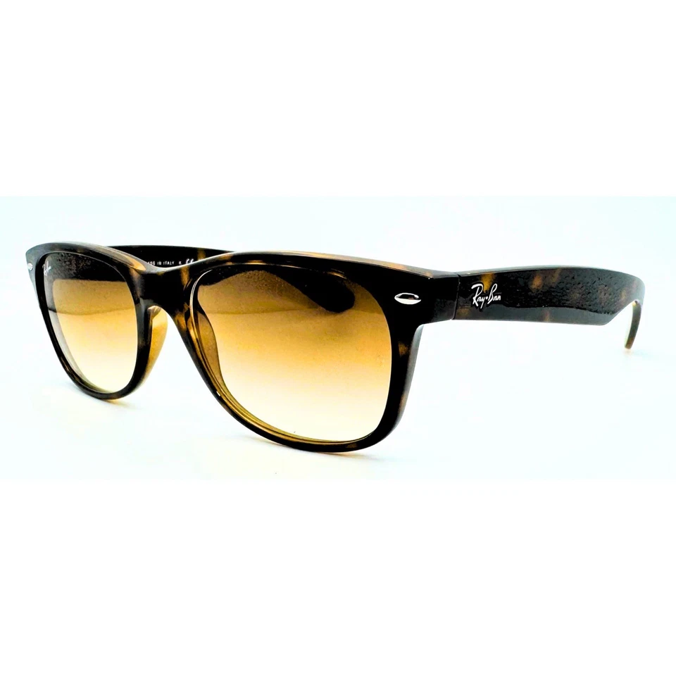 *NUEVO* Lente Ray-Ban RB2132 New Wayfarer, Light Havana, marrón claro degradado Foto 3 de 4