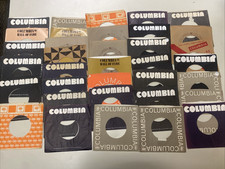 Lot of 35 Columbia Factory Sleeves 45 vinyl sleeves