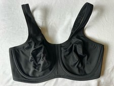 Wacoal Women  s Simone Sport High Impact Underwire Bra 855170 34D Black