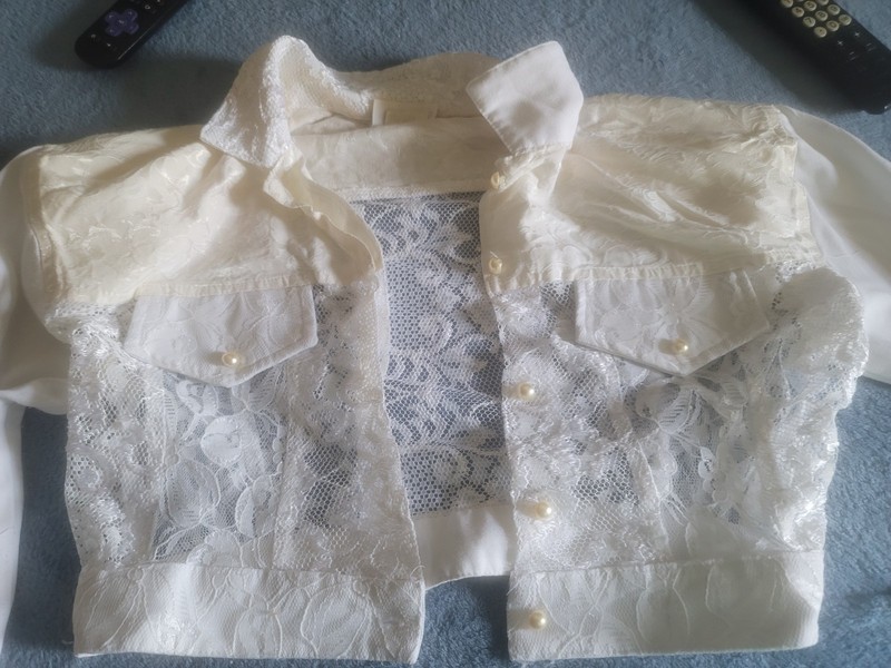 Vintage (1990's) Zoe & Rose (Los Angeles) 2 piece lace outfit