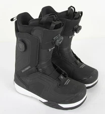 Salomon Dialogue Dual BOA Wide Snowboard Boot - 2025. Black/White, 9.5 /61595/