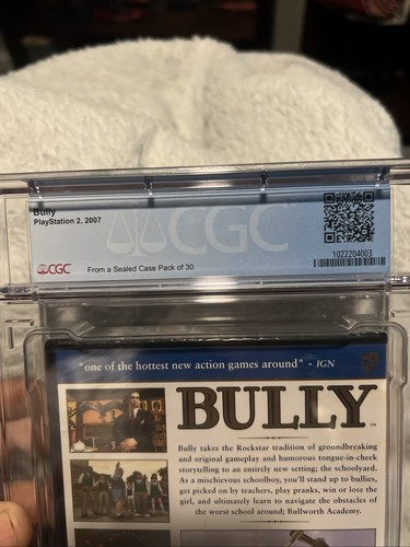 Bully Greatest Hits Ps2 Graded by CGC 9.9 A++!!!! RARE!!!! - Picture 4 of 5