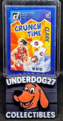 2025 Panini Donruss WNBA - Crunch Time Caitlin Clark #5 Press Proof Blue