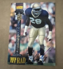 Signature Rookies 1994 Tetrad John Covington Autographed Rookie XXXVI Notre Dame