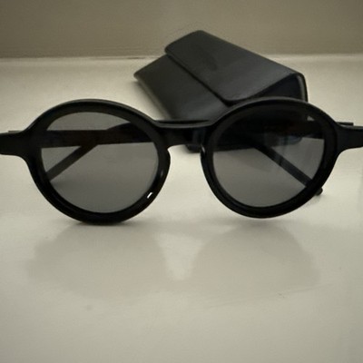 MOSCOT LEMTOSH Sunglasses Men Round Black Small Frame Polarized Sunglasses