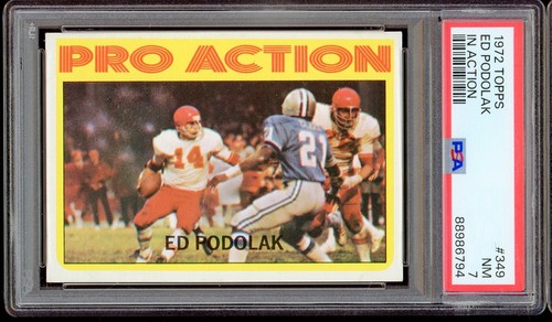 Ed Podolak [In Action] #349 1972 Topps card