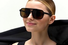 Fashion Sunglasses Luxury Style Square Light Weight Brown Lens Comfortable Shade