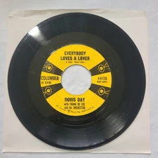 Doris Day ~ Everybody Loves A Lover/ Instant Love ~ Columbia 45 RPM Record