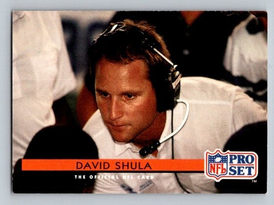 1992 Pro Set David Shula #135 Rookie RC Cincinnati Bengals