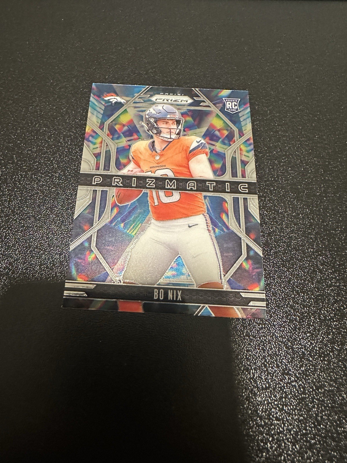 2024 Panini Prizm - Prizmatic Bo Nix #11 Silver Prizm (RC)