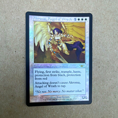 Foil Akroma, Angel of Wrath MTG Legions Rare (2003) English