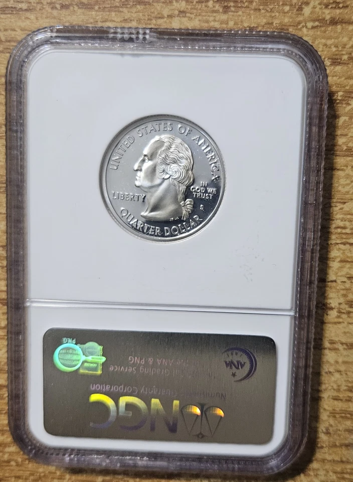 2000-S SILVER Proof MASSACHUSETTS State Quarter NGC PF-69 ULTRA CAMEO - Image 2 of 2