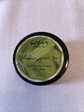 Wen Chaz Dean restorative Hydrating re-moist hair mask Bamboo Green Tea 2 oz NEW