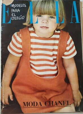 Revista ELLA nº 21 MODA Italiana Chanel Brigitte Bardot Encarnita Polo Vintage