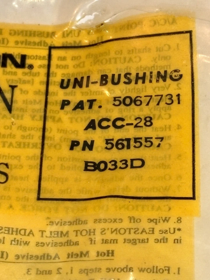 9- Easton A/C/C 3-28 Uni Buje 3- Media Salida Insertos NUEVO Antiguo Stock Foto 2 de 4
