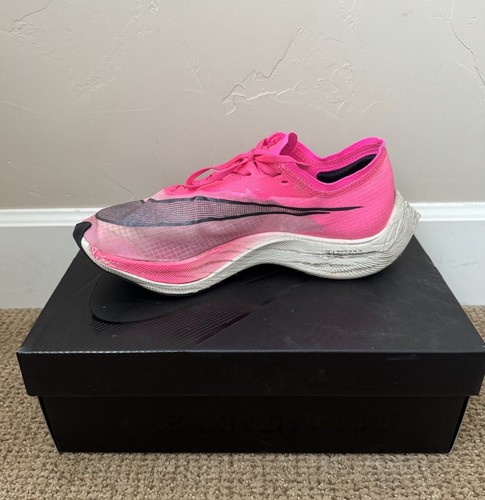 Nike ZoomX Vaporfly NEXT% Pink Blast Size 8.5 Men 10 Women - Picture 7 of 14