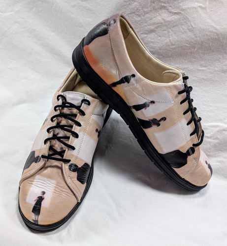 SCARPE UNISEX ICON stampa grafica UOMO DONNA PEOPLE Oxford Flat uomo 4,5 donna 6,5 - Foto 5 di 22