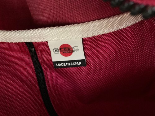 Master-Piece MSPC Tote Bag, Magenta Nylon & Brown Suede Leather, Made In Japan - Picture 7 of 22