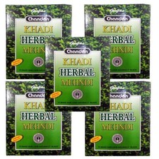 khadi Herbal Mehndi - Pack of 5 400g Black