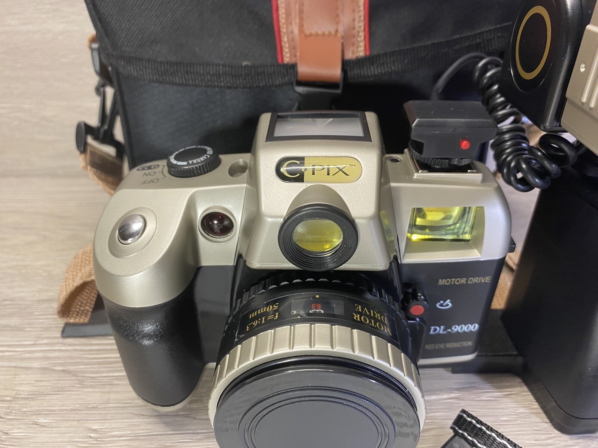 C*PIX DL-9000 Camera W/ Flash Reduction Motor Drive W/ Carry Bag