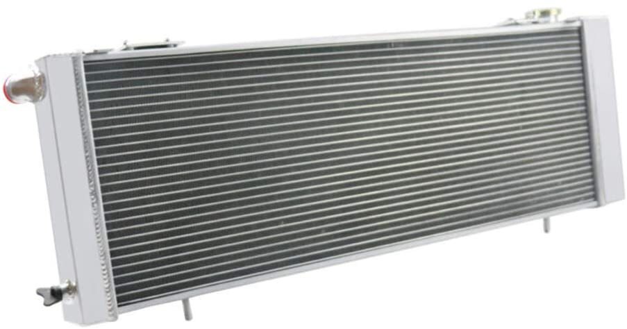 FILA Radiatore alluminio 3 file adatto a Jeep Cherokee XJ Comanche L4 1991 2001 1999 4.0L L6