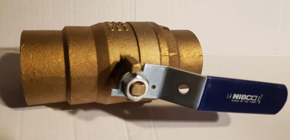 NIBCO 2-1/2" Sweat Ball Valve MSS-SP110 150SWP  600WOG - Image 3 of 4