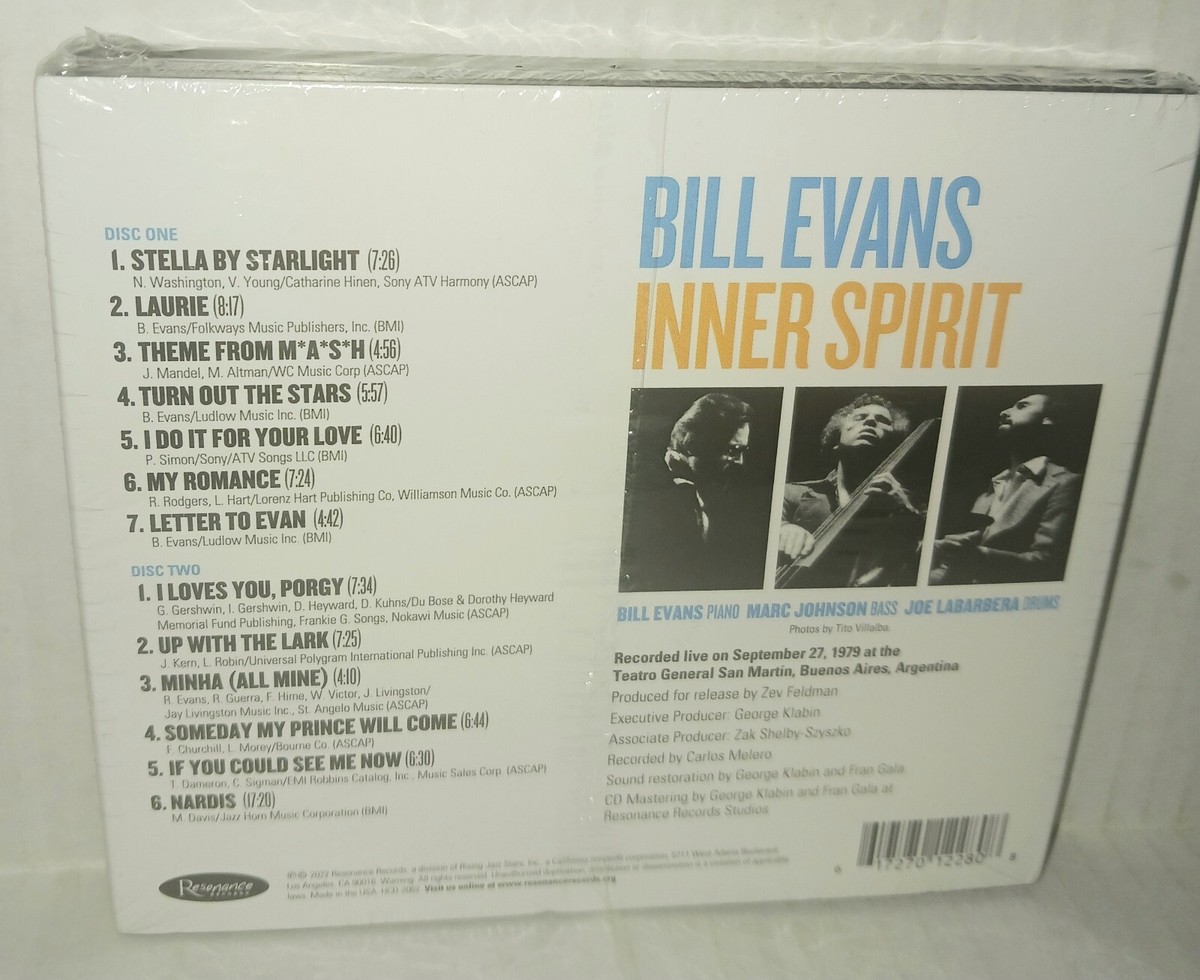 【レコード】Bill Evans / INNER SPIRIT Bill Evans Inner Spirit [2 CD] | Resonance Records