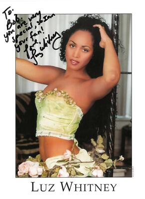 Luz Whitney Signed Authentic Autographed 6x8.5 Photo PSA/DNA