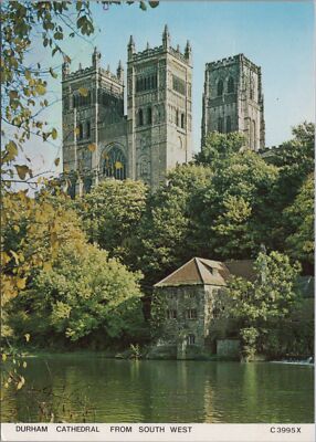 Grafschaft Durham Postkarte - Durham Kathedrale von Südwesten RR1432