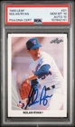 1990 Leaf #21 Nolan Ryan signed auto card PSA DNA 10 10