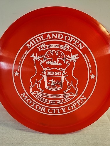 DISCRAFT CRYZTAL BUZZZ 177+ RED DISC GOLF DISC- MIDLAND OPEN/MOTOR CITY OPEN - Imagen 2 de 9