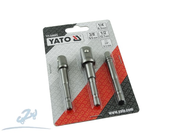 "Sechskantadapter Werkzeug Adapter Halter Bit 6-Kant Auf 1/4\" 3/8\" 1/2\" Nuss"-image