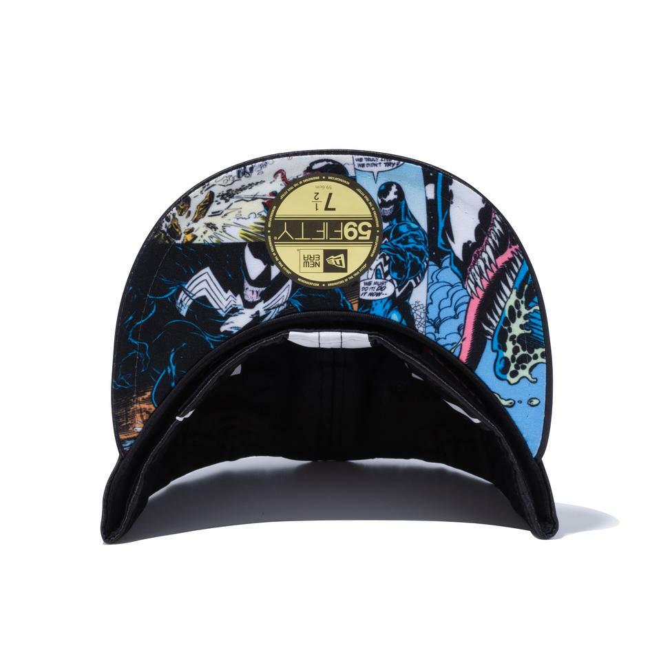 New Era 59Fifty Cap Marvel Venom Inside Allover Print Black