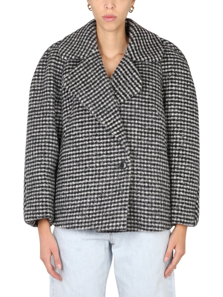 DRIES VAN NOTEN Royal Short Round Coat in Black Size Small S DRIES VAN NOTEN Royal Short Round Coat in Black Size Small S