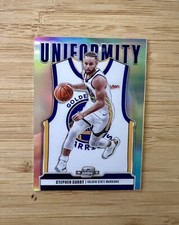 2020-21 Contenders Optic Uniformity STEPHEN CURRY SP Silver Prizm Holo # 2