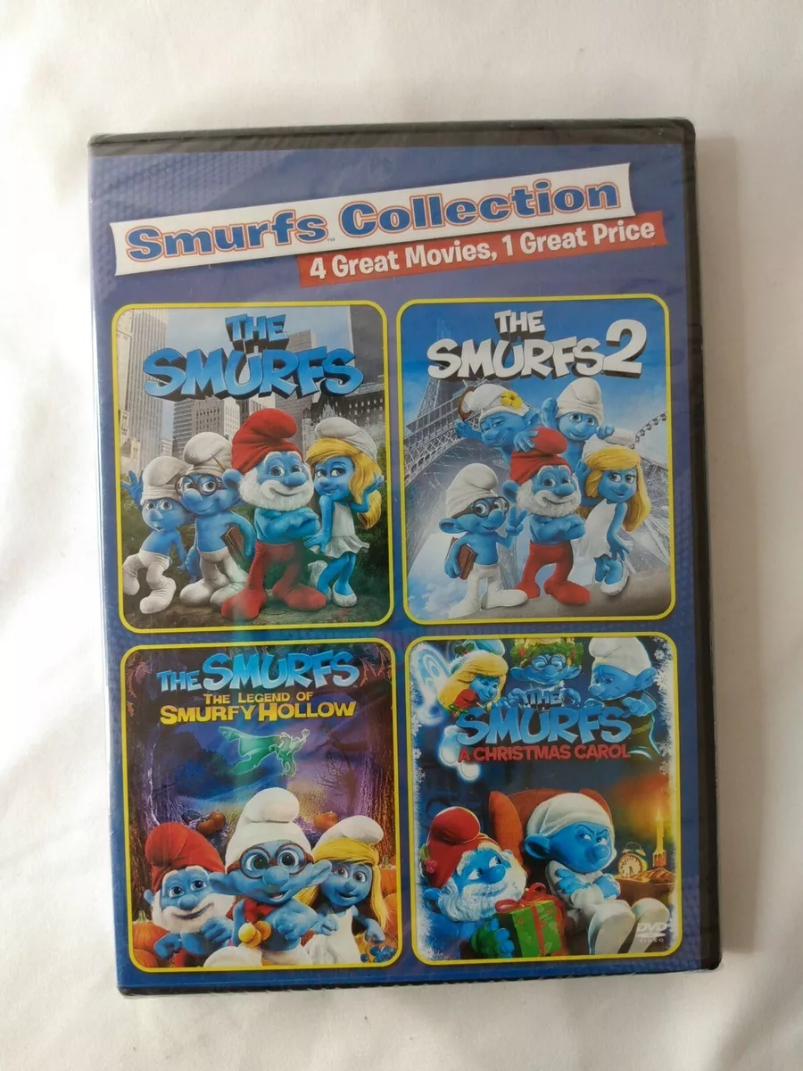 The Smurfs Collection 4 Movie Collector s Set DVD All in One Case